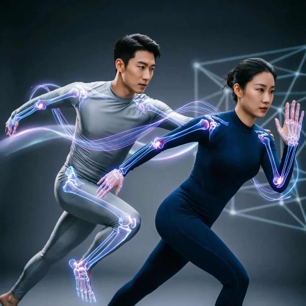 Ilustrasi transfer gerakan AI pada video digital